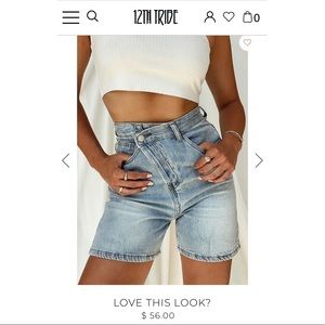 12th Tribe Dylan Denim Shorts ➰